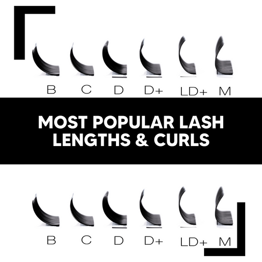 Lash Extensions: Lengths and Curls Explained