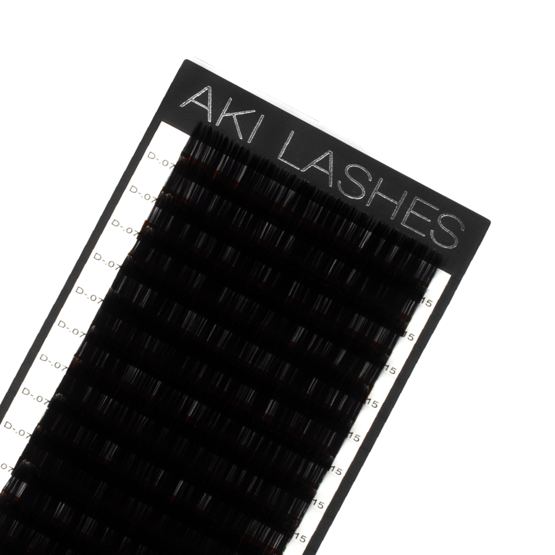 .07 Volume Lashes Single Length - Aki Lashes