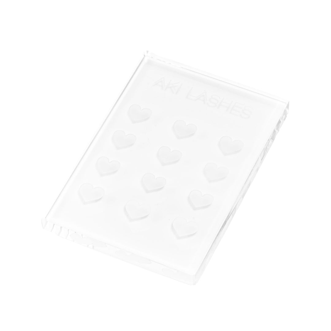 Heart-Shaped Glue Palette - Aki Lashes
