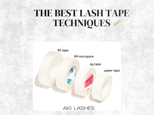 The Best Lash Tape Techniques for Maximum Comfort & Precision