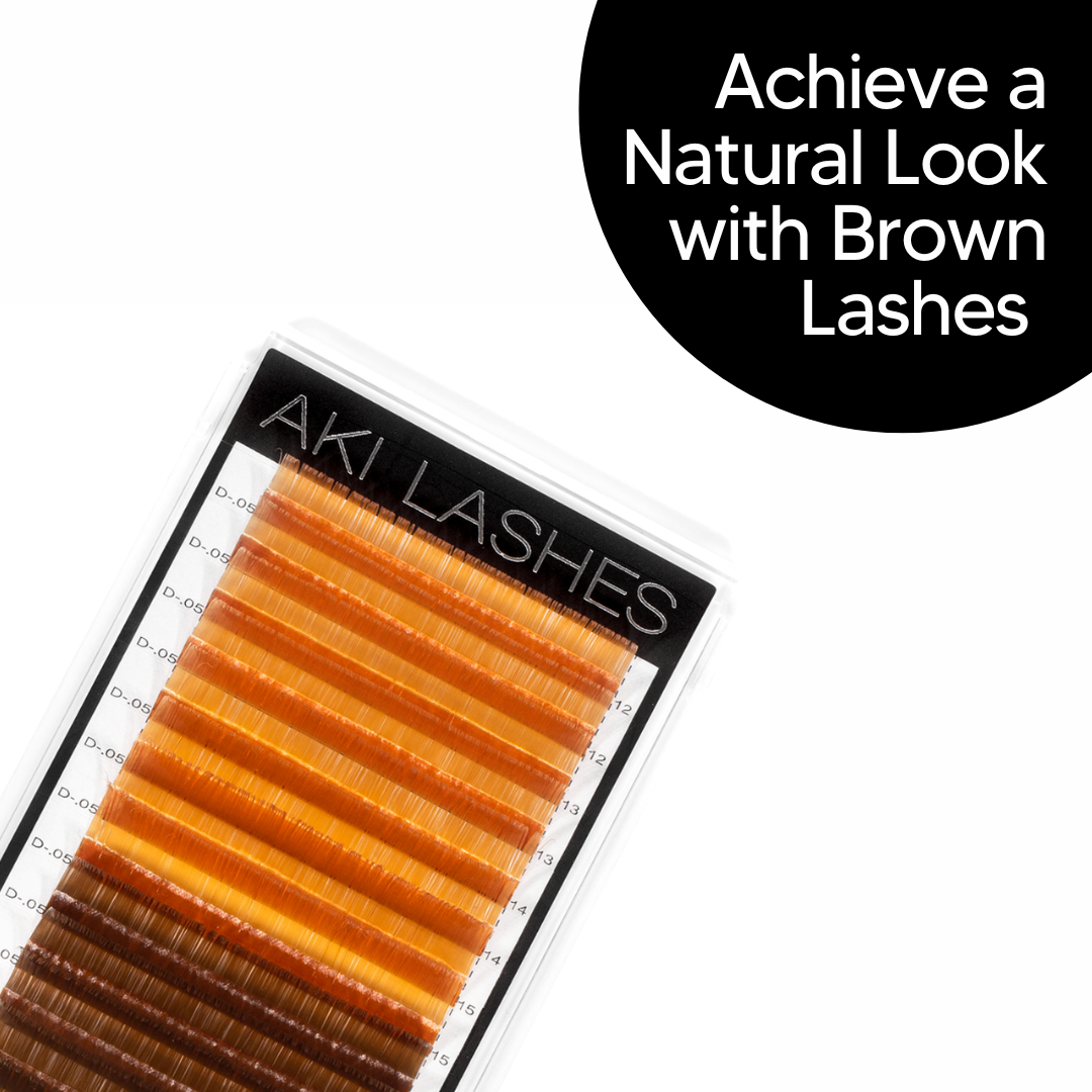Embracing the Brown Lash Extension Trend