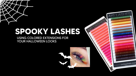 Halloween Lash Inspiration: Using Colored Lashes for a Spooky Look