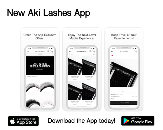 Aki Lashes has an App!