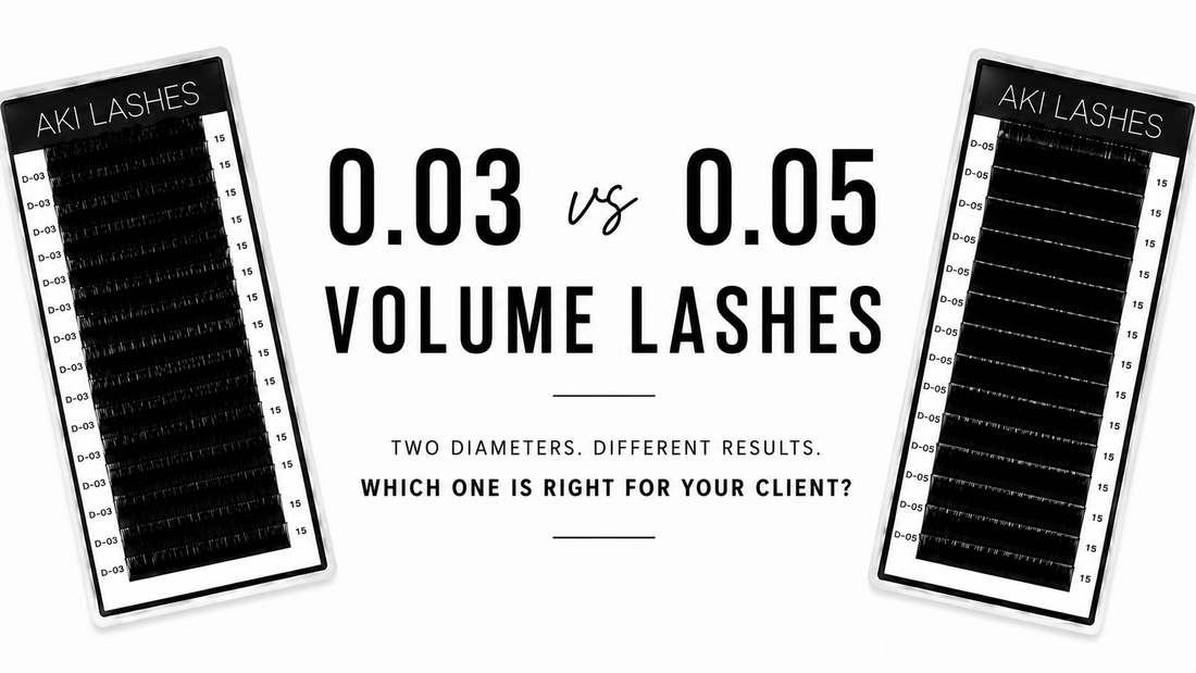 0.03 vs. 0.05 Volume Lashes