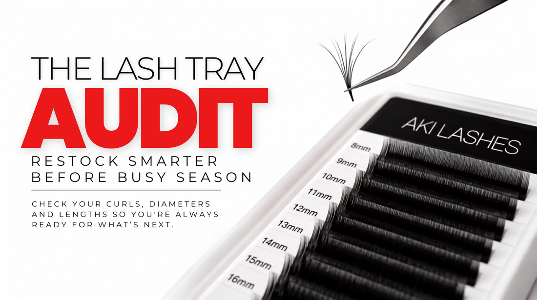 The lash tray audit: Restocking before busy season