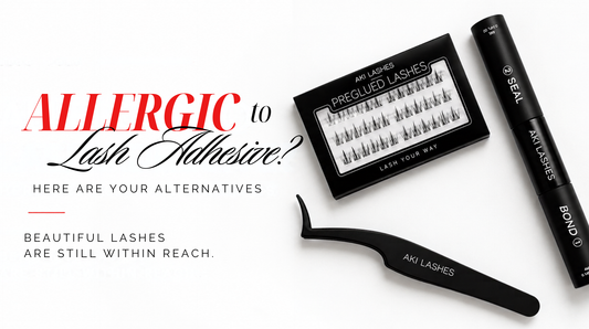 Allergic to lash adhesive? Here are your alternatives