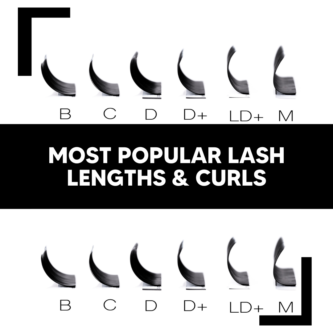 Lash Extensions: Lengths and Curls Explained