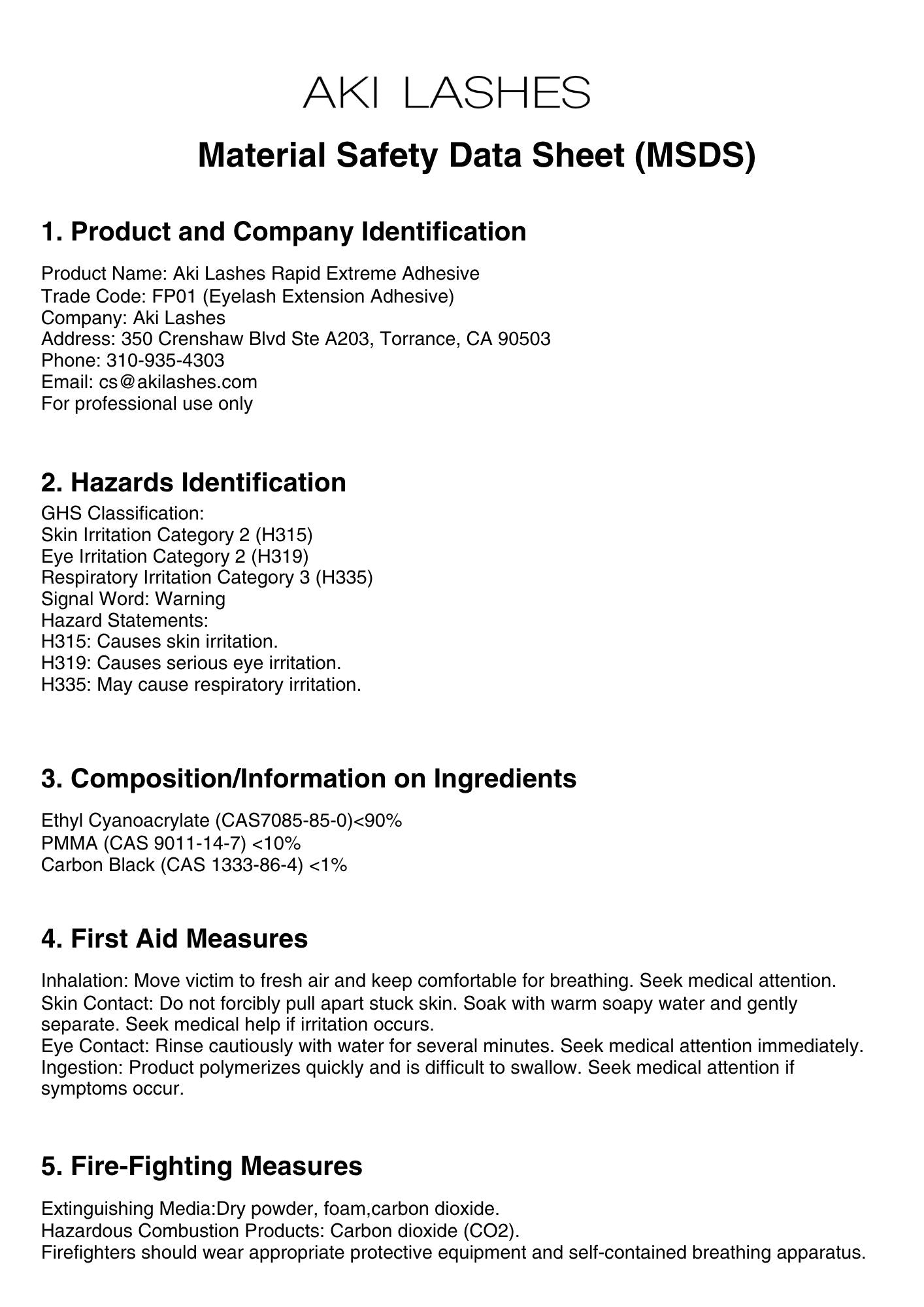 Rapid Extreme Lash Adhesive 5ml - Aki Lashes