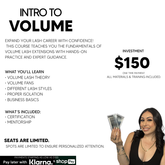 Intro to Volume Class - Aki Lashes