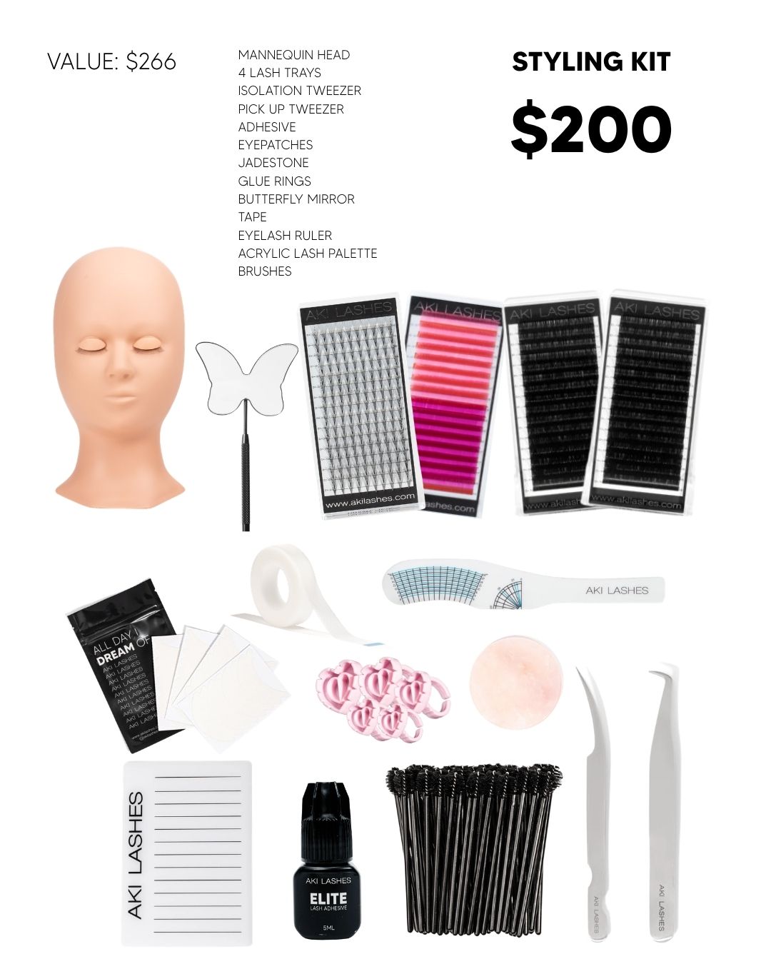 Styling Kit - Aki Lashes