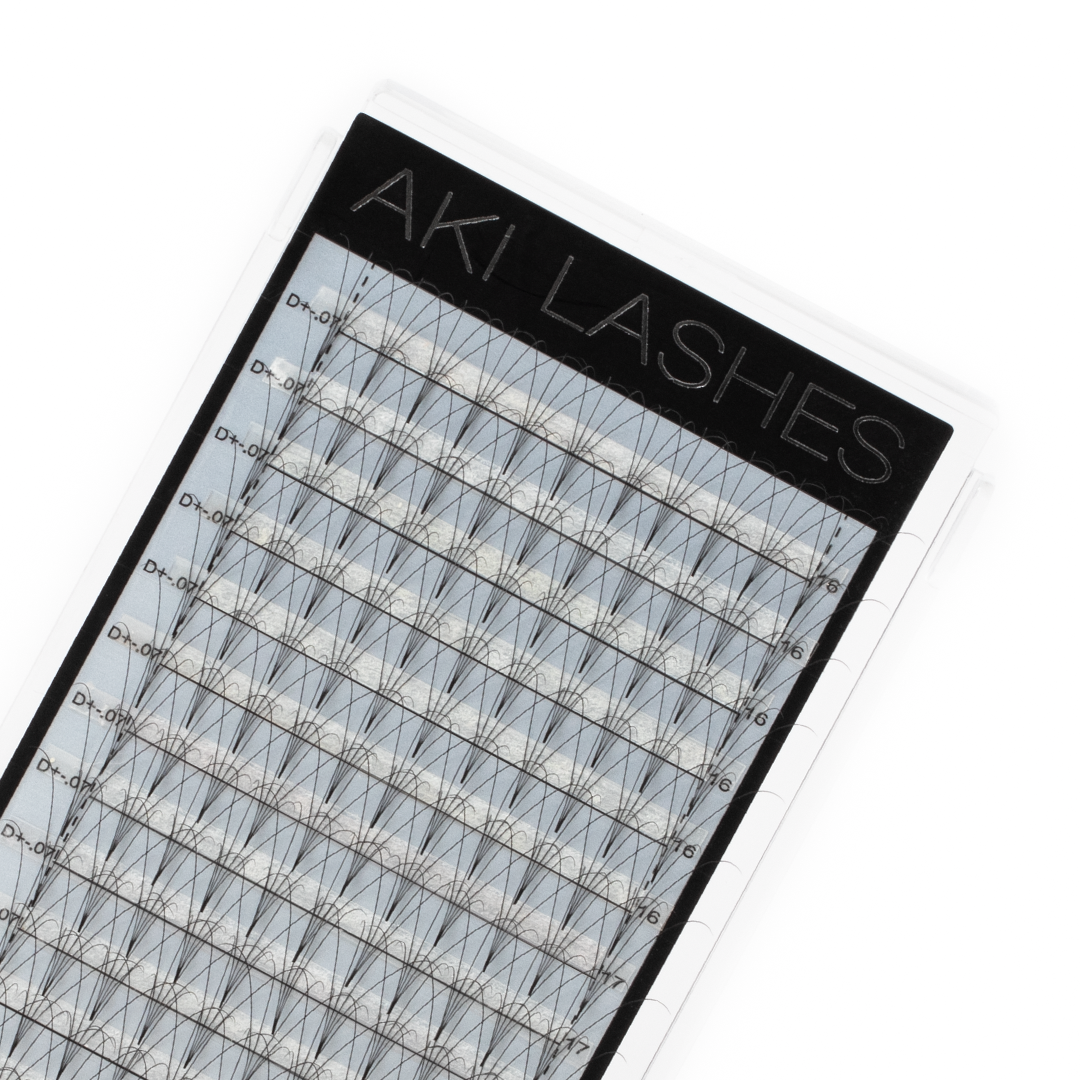 4D Premade Fans Mixed Length - Aki Lashes