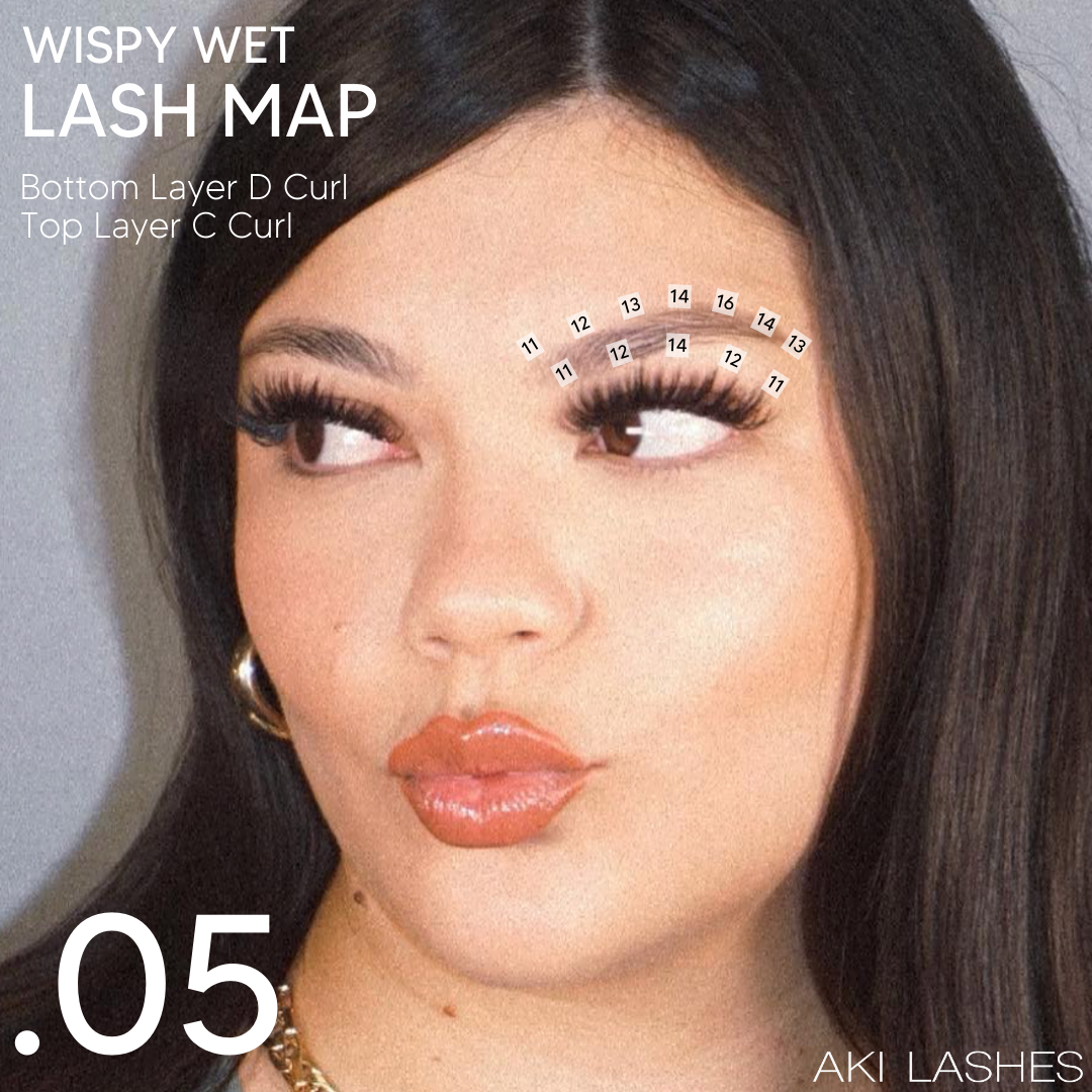 .05 Volume Lashes Single Length - Aki Lashes