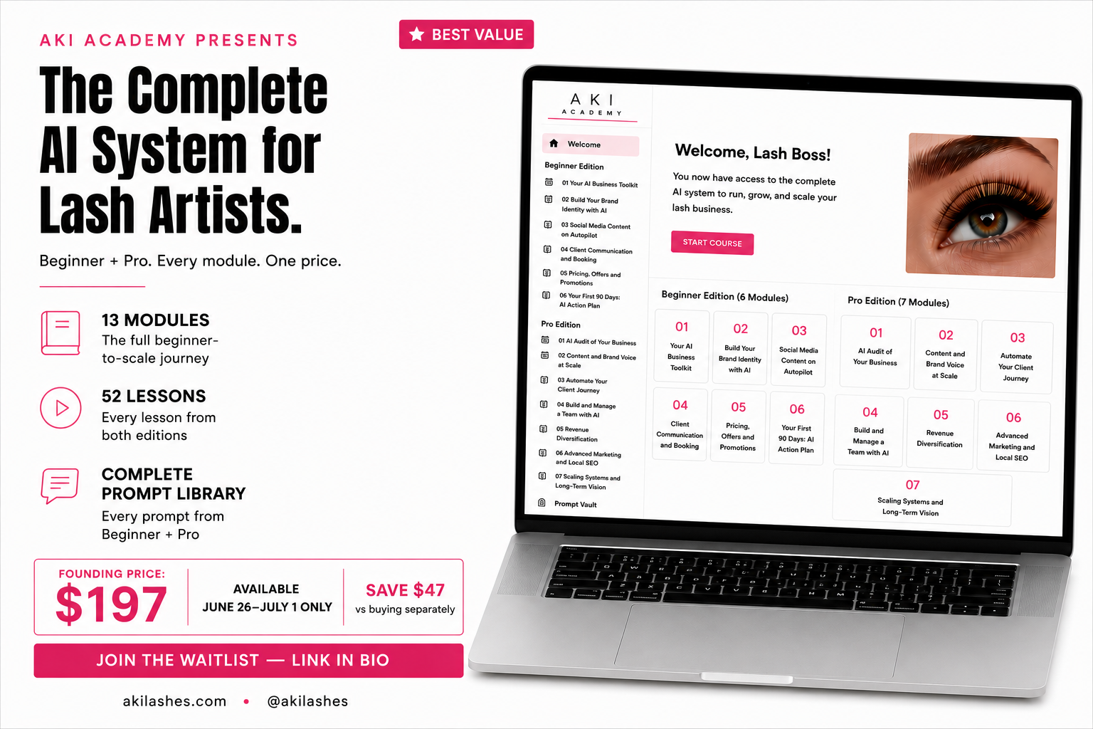 AI for Lash Artists (Bundle) - Aki Lashes