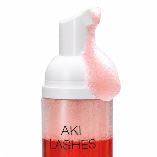 Pink Foam Lash Shampoo - Aki Lashes