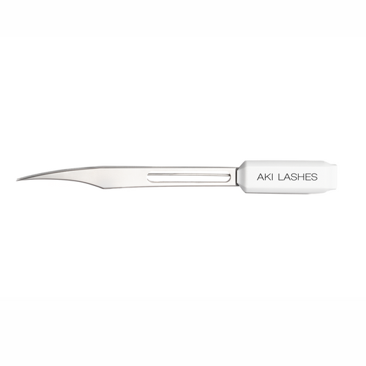 LED Curved Isolation Tweezer