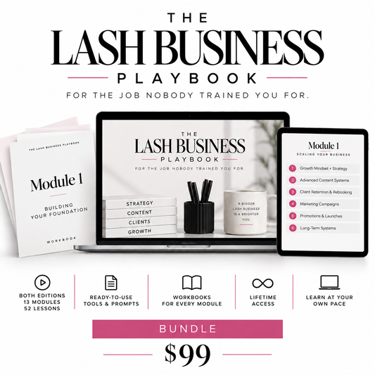 The Lash Business Playbook (Bundle)