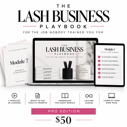 The Lash Business Playbook (Pro Edition)
