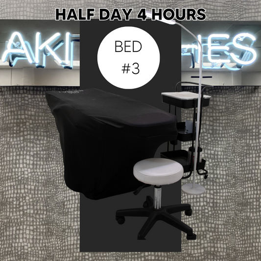 Lash Bed #3 Rental (Half Day)