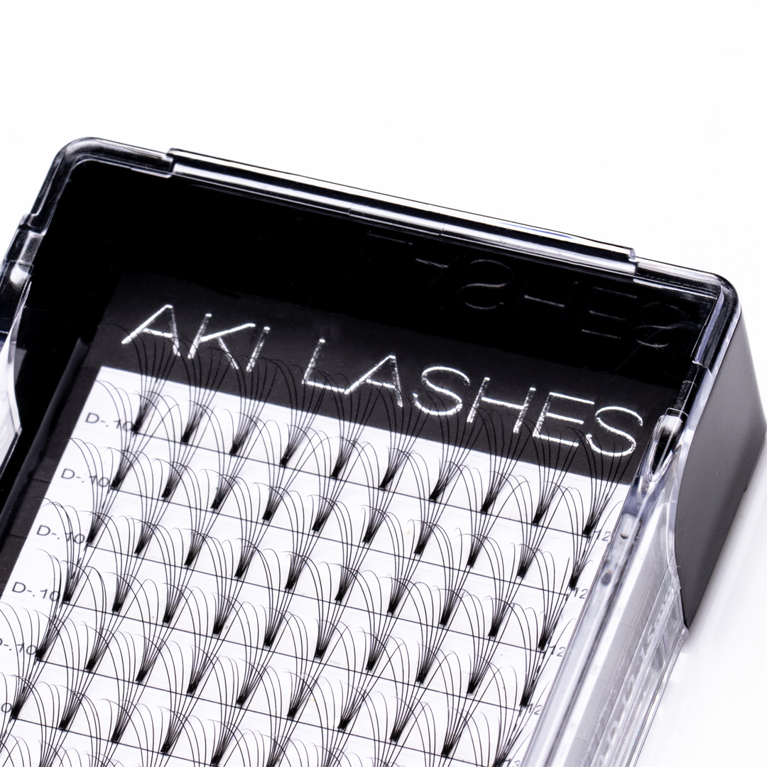6D Mixed Premade Fans - Aki Lashes