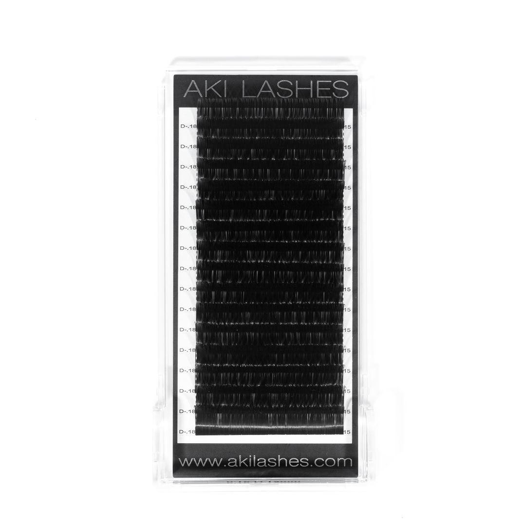 0.18 Classic Lashes Single Length - Aki Lashes