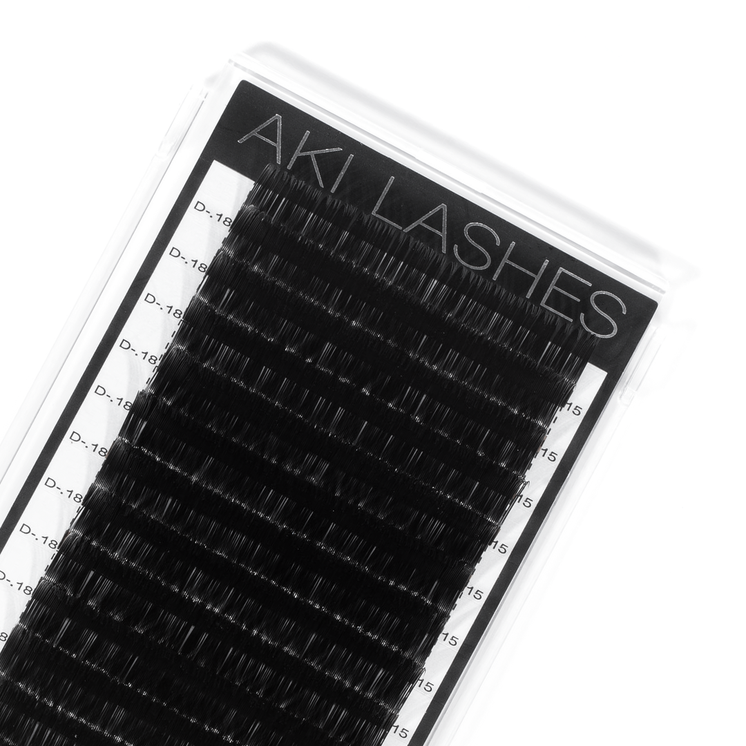 0.18 Classic Lashes Single Length - Aki Lashes