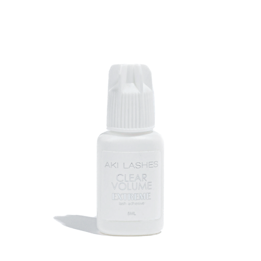 CLEAR Volume Extreme Lash Adhesive 5ml - Aki Lashes