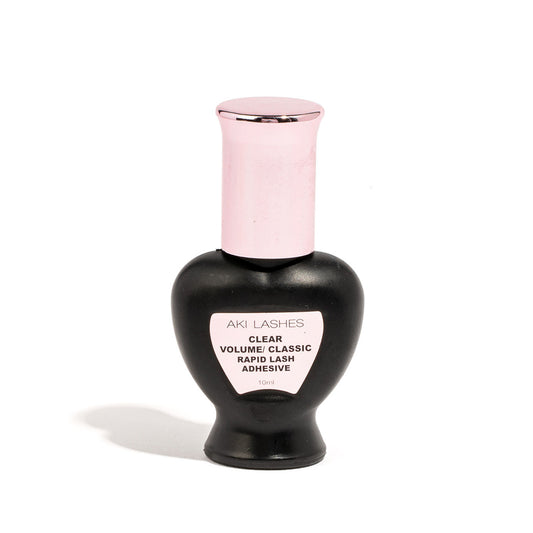 CLEAR Volume/Classic Rapid Lash Adhesive 10ml - Aki Lashes