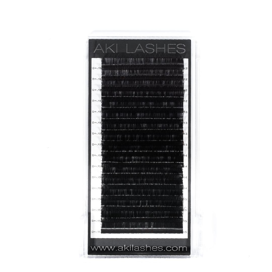 0.15 Laser Lashes Mixed Length - Aki Lashes