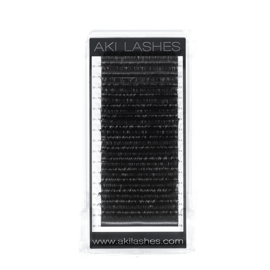 Flat Lashes 0.15 Mixed Classic Lashes - Aki Lashes