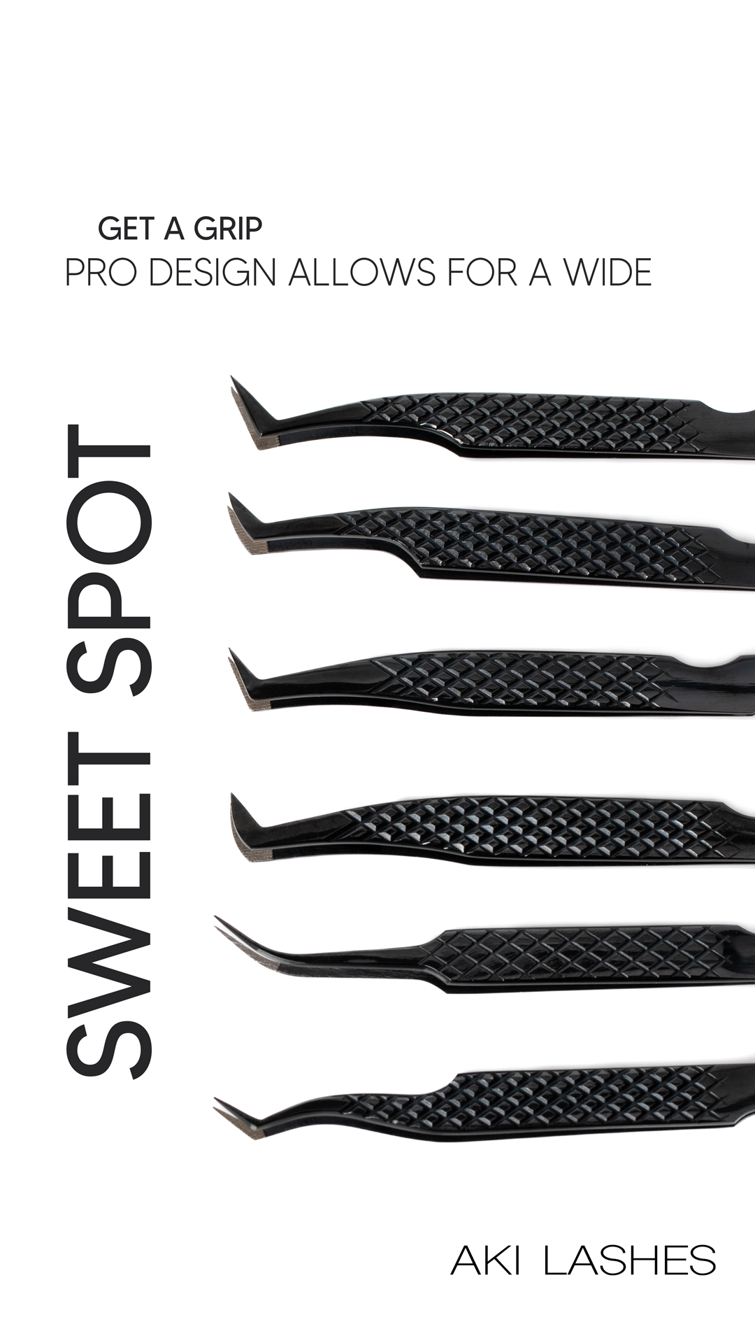 Pro Grip Tweezer Set - Set of 3 Fiber Tip Tweezers w/ Magnetic Case