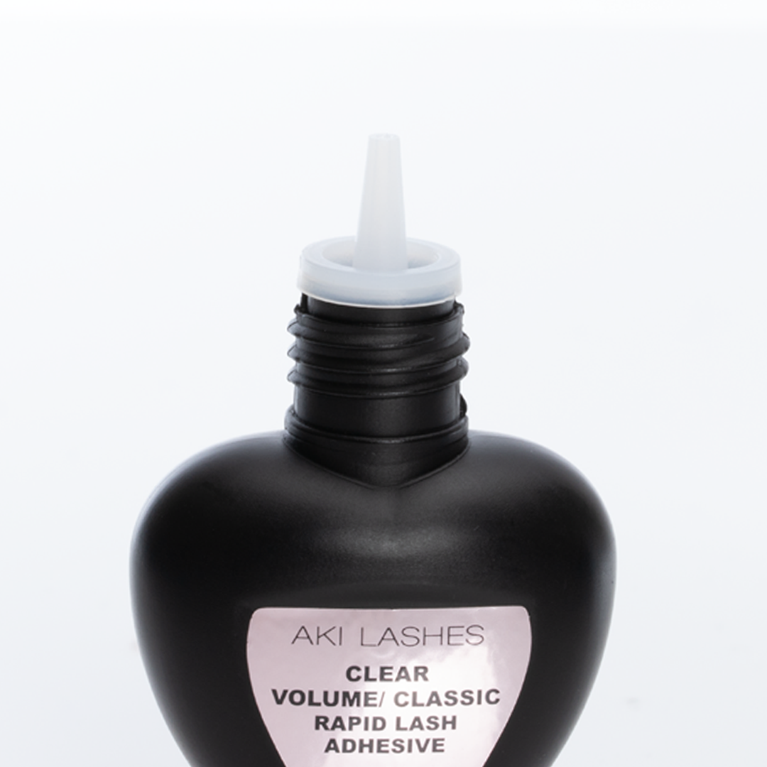 CLEAR Volume/Classic Rapid Lash Adhesive 10ml - Aki Lashes